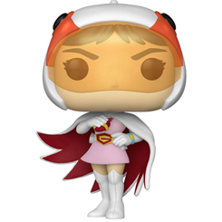 Figura de Jun realizada en vinilo perteneciente a la línea Pop! de Funko. La figura tiene una altura aproximada de 10 cm., y está basada en la serie de televisión Gatchaman 