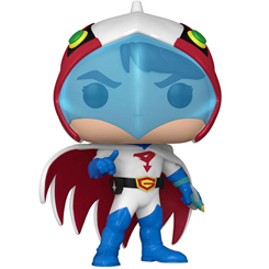 Figura de Ken Washio realizada en vinilo perteneciente a la línea Pop! de Funko. La figura tiene una altura aproximada de 10 cm., y está basada en la serie de televisión Gatchaman La Batalla de los Planetas 