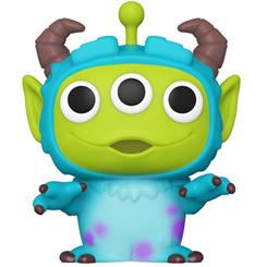 Figura de Pixar Alien Remix - Sully realizada en vinilo perteneciente a la línea Pop! de Funko. La figura tiene una altura aproximada de 10 cm., y está basada en la película de Disney Monsters Inc.. 