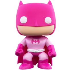Figura de Batman Pink realizada en vinilo perteneciente a la línea Pop! de Funko. La figura tiene una altura aproximada de 10 cm., y está basada en el personaje de DC Comics. 