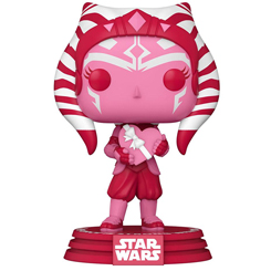 Figura de Ahsoka realizada en vinilo perteneciente a la línea Pop! de Funko. La figura tiene una altura aproximada de 10 cm., y está basada en la saga de Star Wars. 