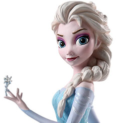 Busto Edición Limitada a 3000 unidades de Elsa basado en la película Frozen: El reino de hielo de Walt Disney, realizado por Grand Jester Studios para Disney.