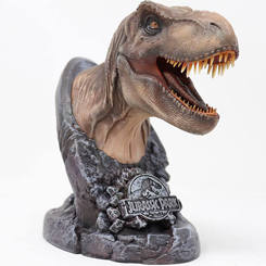 Busto T-Rex Limited Edition de Parque Jurásico. El dinosaurio más icónico del mundo ahora está disponible en un busto de edición limitada que mide 15 cm. ¡Todos los bustos están numerados 