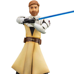 Figura Obi-Wan Kenobi Star Wars The Clone Wars ARTFX+. ¡Después de diez años, la popular serie ha regresado! La amada serie de televisión animada, Star Wars 
