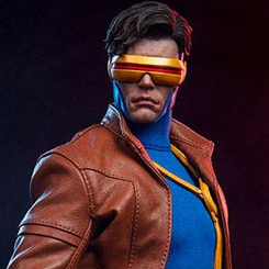 Espectacular edición limitada de la figura de Cyclops basada en los X-men de los comics de Marvel. Inspirado en su uniforme azul del equipo X-Men de la era de los 90, 