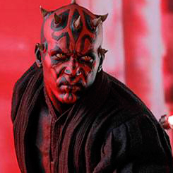 Figura Edición Limitada Movie "DX Series" Masterpiece de Darth Maul por la firma Hot Toys para Star Wars, la figura con más de 30 puntos de articulación hace casi posible cualquier posición. 