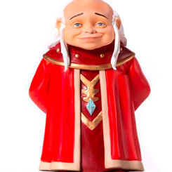 Tierna figura de Dungeon Master basada en la serie de televisión Dungeons & Dragons (conocida en Hispanoamérica como Calabozos y dragones y en España como Dragones y mazmorras) 