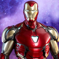 Espectacular figura Movie Masterpiece Edición Limitada de Iron Man Mark LXXXV basado en la película Los Vengadores Endgame interpretado por Robert Downey Jr, figura creada por la firma Hot Toys