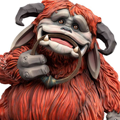 Preciosa figura oficial de Ludo de la película Labyrinth (1986). Esta figura está realizada en vinilo con unas medidas aproximadas de 14,4 x 15,6 x 9,5 cm.