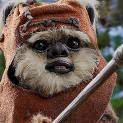 Figura Edición Limitada Movie Masterpiece de Episode VI Wicket por la firma Hot Toys para Star Wars, la figura con más de 20 puntos de articulación hace casi posible cualquier posición