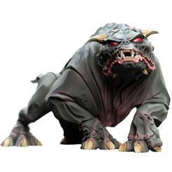 Figura Mini Epic del perro del terror Zuul de la película Cazafantasmas, mide aproximadamente 10 cm y está fabricado en PVC. 