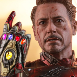 Espectacular figura Movie Masterpiece Edición Limitada de Iron Man Mark LXXXV Battle Damaged  basado en la película Los Vengadores Endgame interpretado por Robert Downey Jr, 