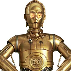 Sideshow presenta la figura de tamaño real de C-3PO™, una firme figura a escala 1:1 que se une a tu galaxia de coleccionables de Star Wars™. ¡Dios mío dame la gracia! 