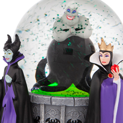 Preciosa bola de Navidad de las Villanas de Disney. En esta ocasión se han unido Maléfica, la Reina Malvada y Ursula para hacer las delicias de los fans de las Villanas Disney