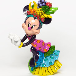 Figura Oficial de Minnie Mouse inspirada en Carmen Miranda y realizada por el pintor y escultor Romero Britto, titulada Minnie Mouse Samba. 