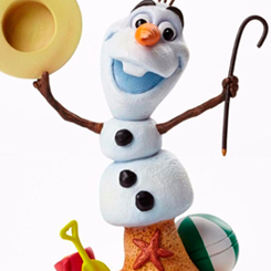 Busto Edición Limitada a 3000 unidades de Olaf basado en la película Frozen: El reino de hielo de Walt Disney, realizado por Grand Jester Studios para Disney. 