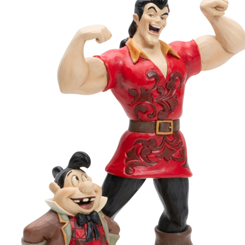 Revive los cuentos de encantamientos con esta estupenda figura de Gastón y Lefou basado en el clásico de La Bella y la Bestia, con una altura aproximada de 22 cm. donde se ha mezclado la magia de las figuras de Walt Disney
