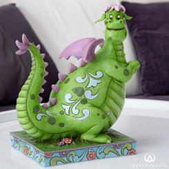 Tierna figura del dragón Elliott basado en el clásico de 1977 de Walt Disney Pedro y el dragón Elliott. Con esta figura de cerca de 22 cm., de altura se ha mezclado la magia de las figuras de Walt Disney.