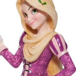 Deslumbrante figura de Rapunzel y Pascal en esta ocasión celebrando la Navidad. Esta preciosa figura está realizada en resina y tiene unas dimensiones aproximadas de 21 x 17 x 10 cm. 