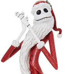 ¿Qué es? ¡Un nuevo Santa Jack de la colección Disney Showcase! Esta figura de resina altamente detallada incluye la bolsa gigante de juguetes de Jack llena de juguetes macabros de Halloween Town.