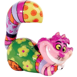 Espectacular figura del gato Cheshire de Walt Disney realizada por el pintor y escultor Romero Britto, titulada Cheshire. Esta preciosa figura tiene una altura aproximada de 7 cm.,