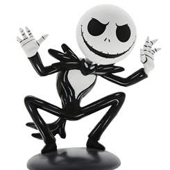 Mini figura de Jack Skellington de Pesadilla antes de Navidad, en resina, pintada a mano, de la colección Disney Grand Jester. Disfruta recordando las escenas de Pesadilla