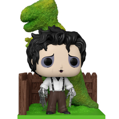 Figura pop de Edward Scissorhands & Dino Hedge realizadas en vinilo perteneciente a la línea Pop! de Funko. Las figuras tienen una altura aproximada de 25 cm., y