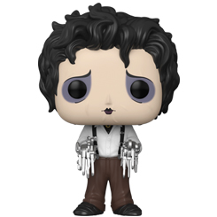 Figura pop de Edward Dress Clothess realizadas en vinilo perteneciente a la línea Pop! de Funko. Las figuras tienen una altura aproximada de 10 cm., y están basadas en saga de Eduardo Manostijeras.