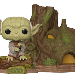 Figura Yoda's Hut Empire Strikes Back 40th Anniversary realizada en vinilo perteneciente a la línea Pop! de Funko. La figura tiene una altura aproximada de 16 cm., y está basada en la saga de Star Wars. 