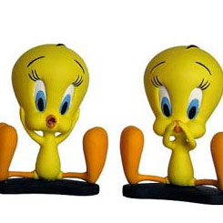 Producción limitada de 3 figuras de Tweety. Diseñada por David Kracov. Incluye certificado. Realizado en resina-mármol.