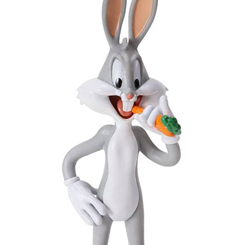 Figura articulada de Bugs Bunny basado en la serie Looney Tunes. Puedes mover tus brazos y piernas. Mide aproximadamente 14 cm. El regalo perfecto para fans de los Looney Tunes 