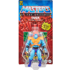 Figura de Faker basada en la serie de He-man y los Masters del Universo también conocido como MOTU. En esta ocasión Mattel ha realizado una nueva colección Origins 