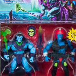 Pack 2021 Rise of Evil Exclusive con las figuras de Keldor y Kronis basada en la serie de He-man y los Masters del Universo también conocido como MOTU. En esta ocasión Mattel ha realizado una nueva colección Origins 