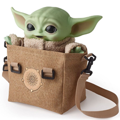 Nuestros corazones se derriten como el acero de Beskar en una forja mandaloriana con este peluche bebé yoda (The Child) o Grogu como le llaman en la serie de Disney Plus