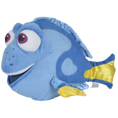 Peluche oficial de Dory basado en el clásico de Disney Buscando a Dory. Ahora puedes disfrutar con este divertido peluche oficial de Dory.