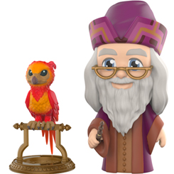 Figura de Albus Dumbledore realizada en vinilo perteneciente a la línea ¡5 Estrellas! de Funko. La figura tiene una altura aproximada de 8 cm., y está basada en la saga de películas de Harry Potter.