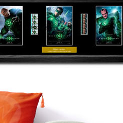 FilmCell número 1 de 1000. Film Cell Edición Limitada del Super Héroe de Dc Comics Green Lantern (Linterna Verde) interpretada por Ryan Reynolds..