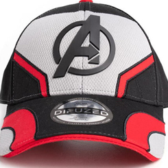 Gorra con el Logo de Avengers Quantum. La gorra está basada en la popular saga de Marvel, realizada en algodón 100%, talla única y ajustable. 