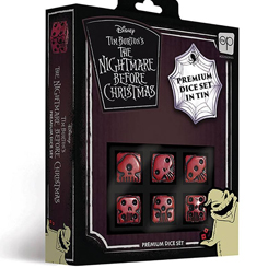 ¡Lleva al Boogeyman a tu próxima noche de amigos con el juego de dados premium The Nightmare Before Christmas de Disney Tim Burton! Este coleccionable apto para guaridas subterráneas