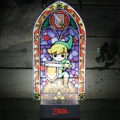 Decora tu rincón favorito con esta lámpara Wind Waker basado en la saga de videojuegos The Legend of Zelda.