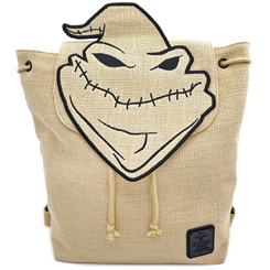 Preciosa mochila de Oogie Boogie basado en la popular pelicula de la factoría Disney "Pesadilla antes de Navidad". Perfecto para pasar una noche mágica.