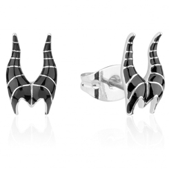 Pendientes de Evil Malificent basado en el clásico Sleeping Beauty Mistress of Evil Malificent.  Estos preciosos pendientes están realizados en titanio con un plateado de Oro Plateado