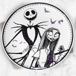 Set oficial platos de Pesadilla antes de Navidad, ¡Tus personajes favoritos de Pesadilla antes de Navidad están aquí con este fabuloso juego de 4 platos de Jack, Sally, Zero, Lock, Shock, Barrel y hasta Oogie Boogie, 