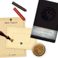 Set de papelería Deluxe de la casa Targaryen basado en la serie de televisión de HBO Juego de Tronos (Game of Thrones). Este espectacular set está compuesto por una libreta de tapa dura con 192 páginas...