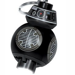 Divertido Llavero y Linterna de BB-9E de Lego Star Wars. Disfruta con este carismático personaje realizado en PVC que además lleva incluido en sus pies dos luces LED. 