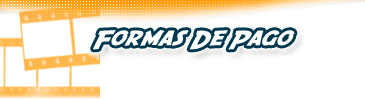 Formas de Pago aceptadas
