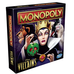 Con Monopoly Disney Villains, recorre el tablero contratando tantos villanos Disney como puedas. Cada villano tiene habilidades especiales y las cartas de Manzana Envenenada