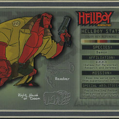 Litografía clave de HellBoy Animated. Producto Limitado a 500 unidades. Producto oficial de Mike Mignola.