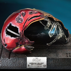 Espectacular Master Craft Iron Man Mark 50 Helmet Battle Damaged Edición Limitada. Antes de los eventos de End Game, al oponerse al malvado Thanos en Titán