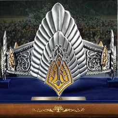 ¡Revive la magia del Señor de los Anillos con la impresionante réplica Edición Limitada de la Corona del Rey de Elessar! Esta espectacular pieza de coleccionista realizada por Noble Collection te transportará al momento en que Aragorn
